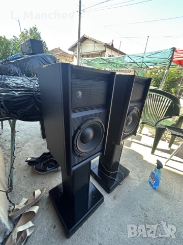 Тонколони със стойки Schneider 8029LS 2x140watt 4ohm, снимка 3 - Тонколони - 55412831