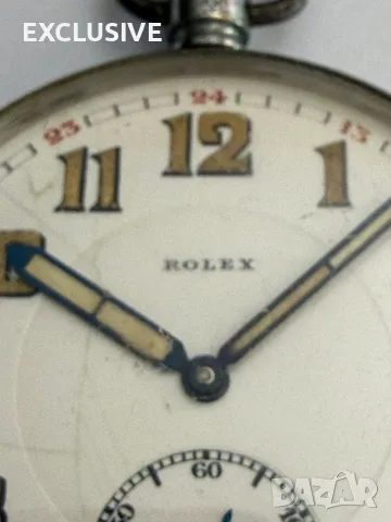 Винтидж джобен часовник Rolex  - тип военен, 1940г., снимка 8 - Джобни - 55469906