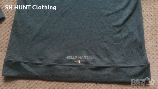 HELLY HANSEN Work Wear Thermo 57% Merino Wool размер L работна термо блуза W4-768, снимка 11 - Блузи - 55680794