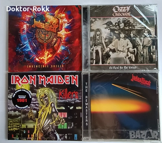 Judas Priest, Iron Maiden, Ozzy - оригинални запечатани дискове 