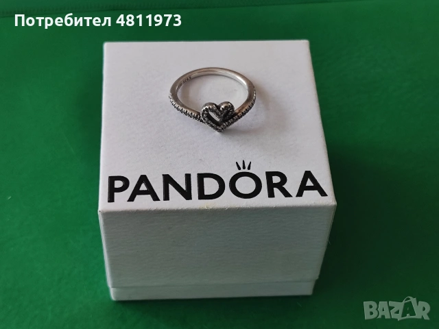 Оригинален сребърен пръстен Пандора мечтана любов pandora