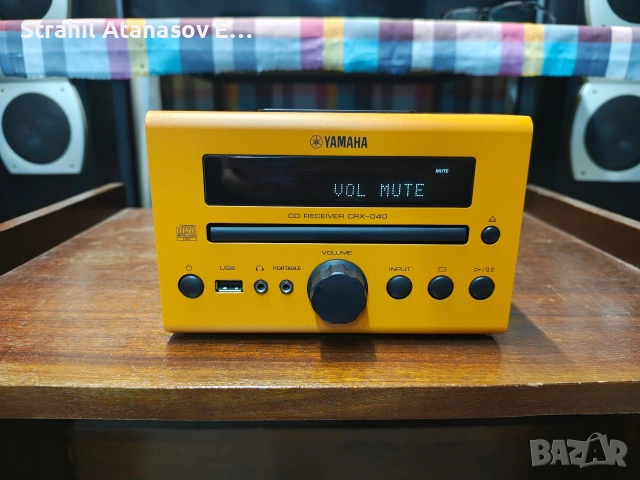 YAMAHA CRX-040 Микро Hi-Fi Ресивър, CD, USB, iPod, Bluetooth , снимка 3 - Аудиосистеми - 55008163
