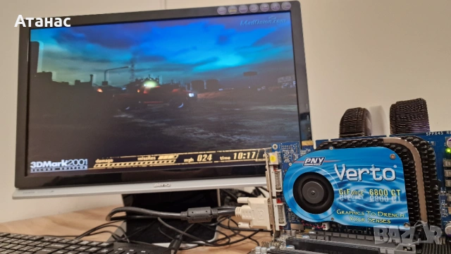 PNY Verto GeForce 6800 GT 256MB DDR3 PCI-E , снимка 2 - Видеокарти - 54774541