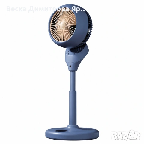 Смарт вентилатор с водна мъгла, 360° циркулация на въздуха и LED дисплей – 35W, снимка 6 - Вентилатори - 54633940
