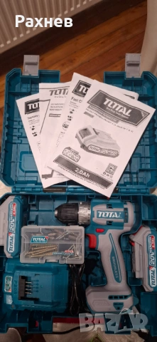 Винтоверт TOTAL INDUSTRIAL, 20 V, 52 Nm