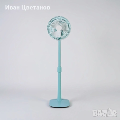 Стоящ вентилатор 35W с регулируема височина и двойно въртене – тих и мощен охлаждащ вентилатор 220V