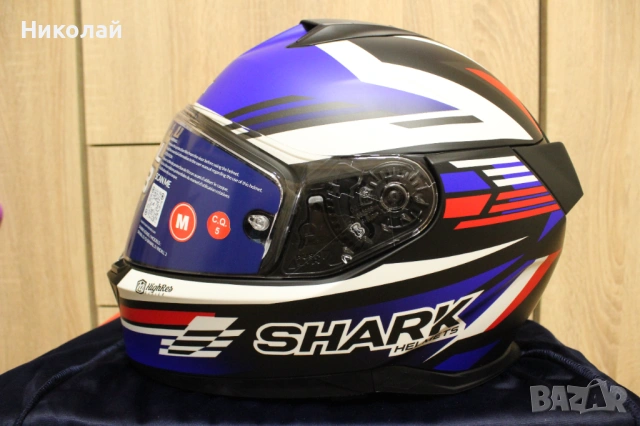 Каска Shark D-Skwal 3 FirstLap, снимка 9 - Аксесоари и консумативи - 52771674