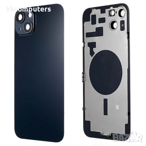 OEM Заден Капак за iPhone 14 Plus с Рамка, Стъкло за Камерата и Магнитен Ринг – 6 цвята, снимка 2 - Резервни части за телефони - 54749889