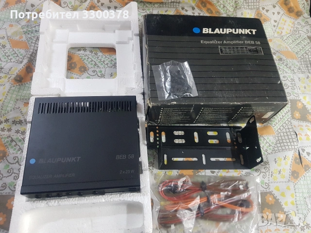 aв то еквалайзер blaupunkt beb 58, снимка 5 - Еквалайзери - 54977652