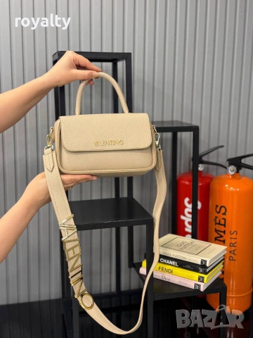 Valentino Нова Кожена Дамска Чанта Валентино Различни Цветове , снимка 2 - Чанти - 55027009