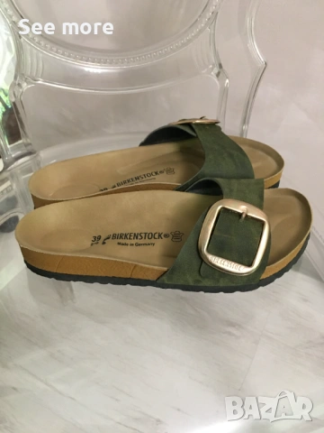 BIRKENSTOCK дамски чехли в размер 39, снимка 4 - Чехли - 54584502