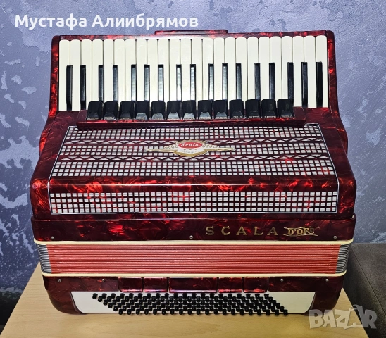SCALA D'ORO Акустичен 120 баса, снимка 7 - Акордеони - 54756136