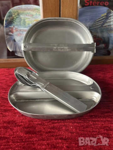 американски военен комплект за хранене (USGI Army Mess Kit) 1982, снимка 2 - Антикварни и старинни предмети - 55484932