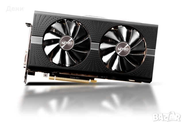 Геймърска видеокарта SAPPHIRE NITRO - RX 570, 8 GB, снимка 2 - Видеокарти - 55114263