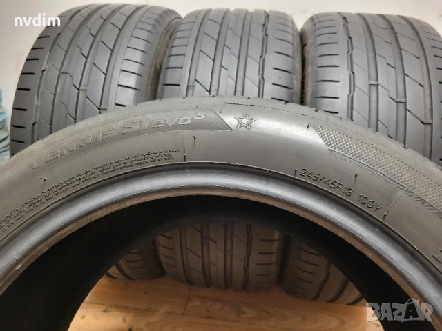 245/45/18 Hankook 25 г. / летни гуми, снимка 10 - Гуми и джанти - 54584316