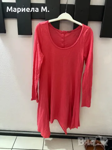 Zara рокля/риза, памук, XS, снимка 2 - Рокли - 55656440