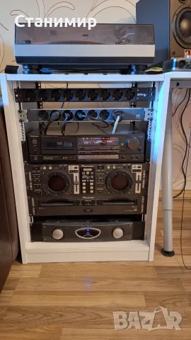 Продавам студиен рак Thon Studio Rack 14U 50 White + Thon Rack Tray 2U – Отлично състояние!, снимка 2 - Други - 55613058