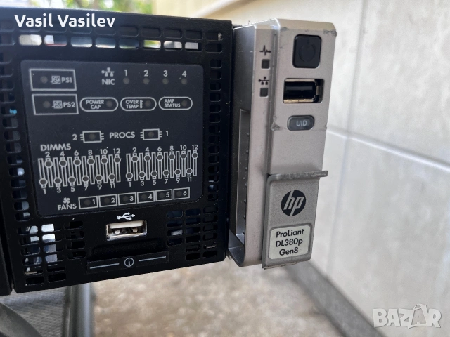 Сървър HP ProLiant DL380P gen8, снимка 4 - Работни компютри - 55100020