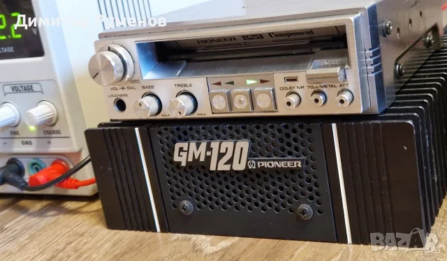 Комплект касетофон и стъпало Pioneer KP-707G, Pioneer GM-120, снимка 5 - Ресийвъри, усилватели, смесителни пултове - 55487009
