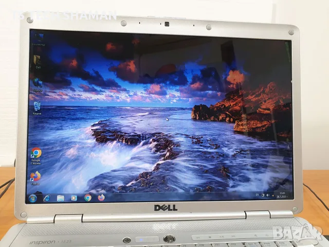 ⭐Продавам ретро "бижу" лаптоп класика DELL Inspiron 1525 с Windows 7.⭐, снимка 5 - Антикварни и старинни предмети - 55553166