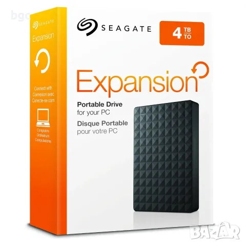 Външен хард диск Seagate One Touch 4TB, 2.5", USB 3.2 Gen 1, Aluminum, Black- 24 месеца гаранция, снимка 2 - Твърди дискове - 55432916