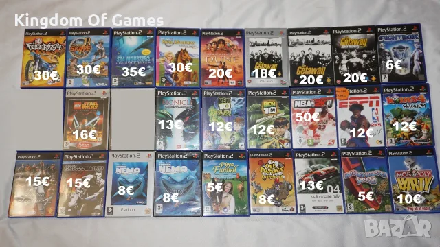 Игри за PS2 Sea Monsters/Barbie/Freekstyle/Dune/Lego/Ben 10/NBA 2K11/Virtua Fighter 4/Worms 4