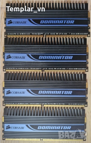 Corsair Dominator 4x2 DDR2 1066 PC2 8500, снимка 2 - RAM памет - 54647121