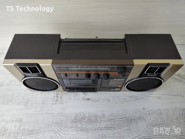 Ретро Касетофон SHARP GF-A1 (Boombox) – Безупречно Състояние / Колекционерски, снимка 5 - Радиокасетофони, транзистори - 55664343