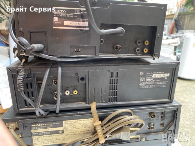 Panasonic,SHARP,SONY видео, снимка 6 - Плейъри, домашно кино, прожектори - 53536894