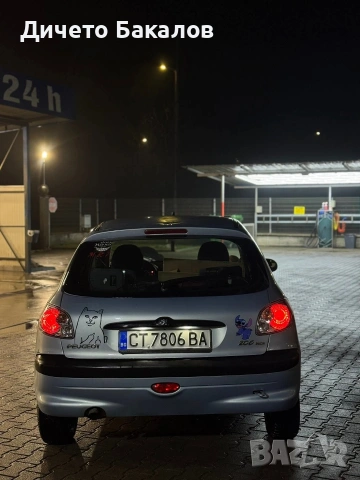 Пежо 206. 2HDI 90HP, снимка 3 - Автомобили и джипове - 54879642