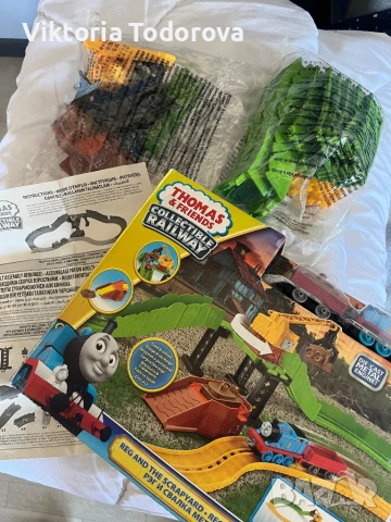 Конструктор влак Томас, снимка 2 - Влакчета, самолети, хеликоптери - 54317943