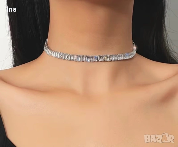 Бижу цркони луксозно, снимка 2 - Бижутерийни комплекти - 54445489