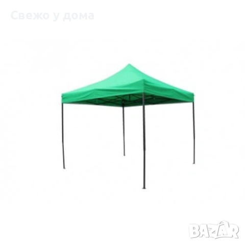 Водоустойчива сгъваема градинска шатра тип хармоника 3х3 м, снимка 5 - Градински мебели, декорация  - 54265270