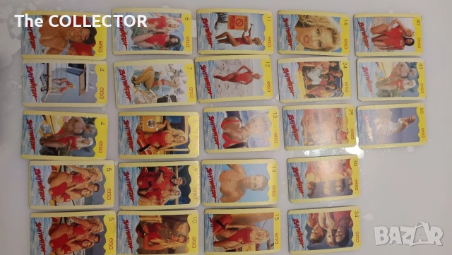 Ретро карти Baywatch - 23 бр., снимка 2 - Колекции - 54854099