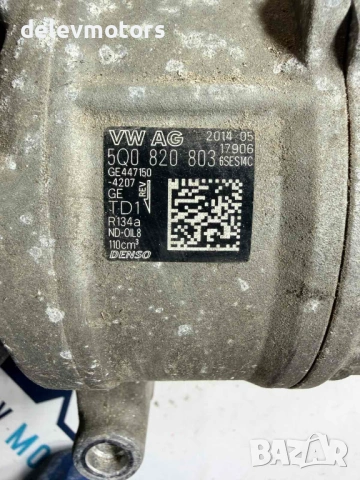 5Q0820803 компресор за климатик от Vw Golf R 4motion 2018г, двигател CJX 2.0 TFSI 300 кс., снимка 6 - Части - 54221175