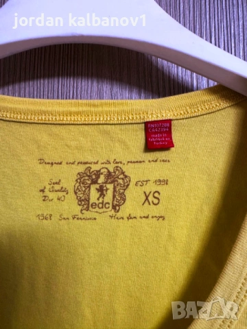 Подарявам - дамски жълт потник edc номер Xs, снимка 2 - Потници - 54034971