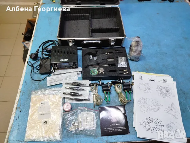 Комплект в куфар за татуировки MERCURY, снимка 9 - Други стоки за дома - 55635982