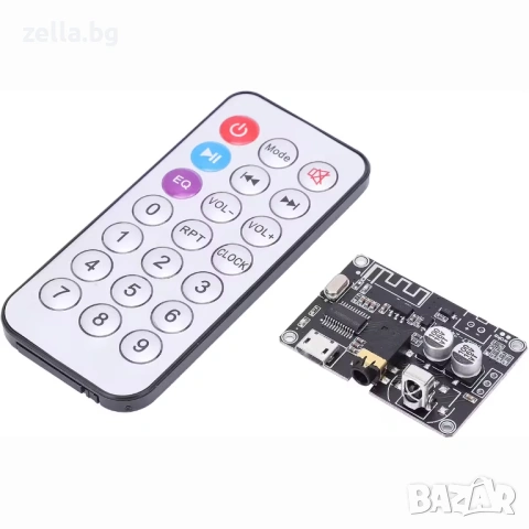 Bluetooth модул XY-WRBT BLE 5.0 с дистанционно управление – Стерео аудио декодер 3.7V–24V 10485, снимка 9 - Друга електроника - 54706391