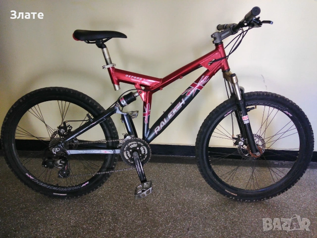 Велосипед Raleigh 26гуми "М",алуминиево планинско колело,дискови.Shimano, снимка 5 - Велосипеди - 55017974