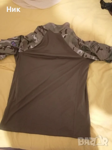 Еластанова тактическа блуза Combat Shirt "UBAS" MTP Camo , снимка 4 - Екипировка - 55078552