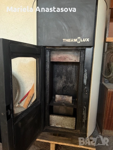 Продавам пелетна печка Thermolux с водна риза – 25 kW, снимка 3 - Отоплителни печки - 54723379