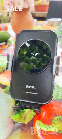 Стойка за кола SooPii - fast wireless charger 