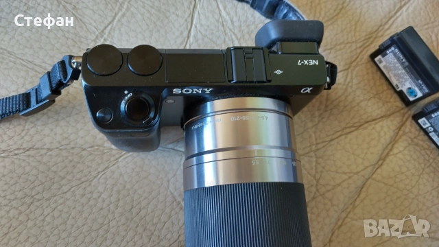 Фотоапарат безогледален Sony NEX 7 Комплект., снимка 10 - Фотоапарати - 55248541