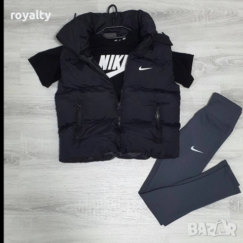 Nike Нов Черен Дамски Екип Найк Различни Цветове 