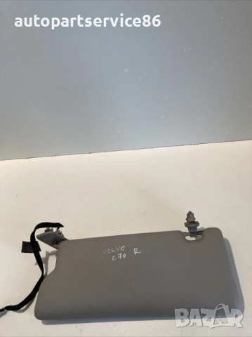 Преден десен сенник за Volvo C70 Convertible (2008) 1385345, снимка 2 - Части - 54029649