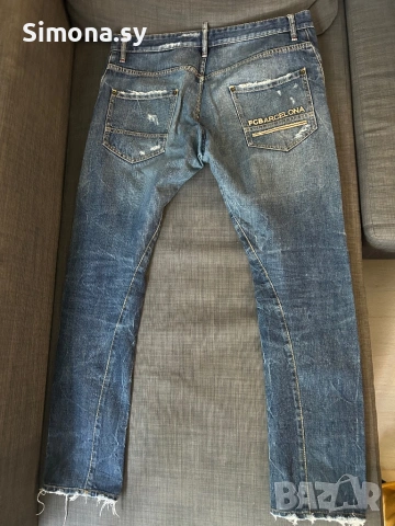 Мъжки дънки Dsquared2, снимка 4 - Панталони - 54609179
