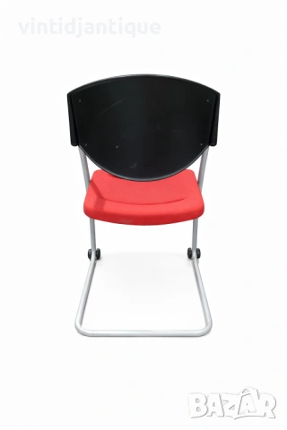Конферентни столове с S-образна рамка Stoll Giroflex 16 червен, снимка 5 - Столове - 54065309