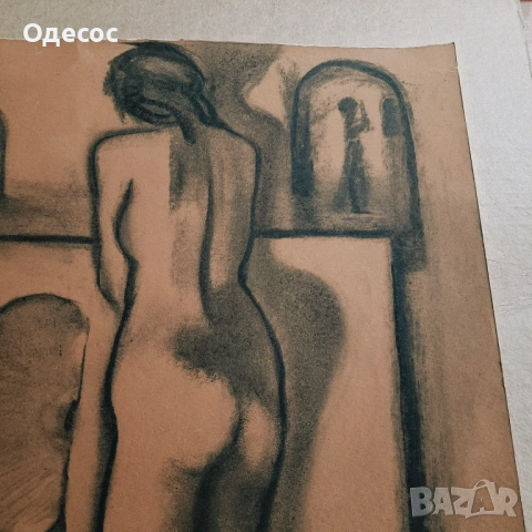 Картина на худ. Йордан Денев" 1928-2006 г, снимка 2 - Антикварни и старинни предмети - 54632524