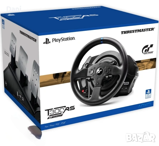 Волан и педали Thrustmaster T300 RS,за PS5