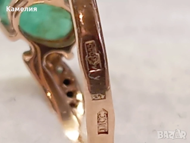 Руско злато , снимка 12 - Пръстени - 54641286